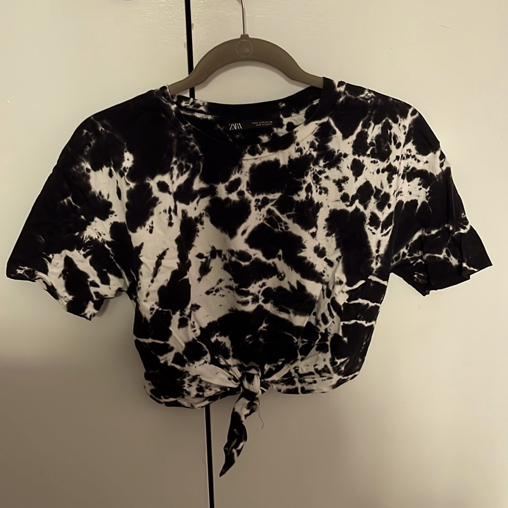 Zara Tie dye crop top